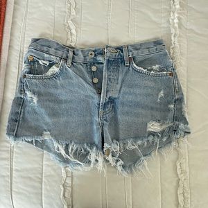 AGOLDE denim shorts